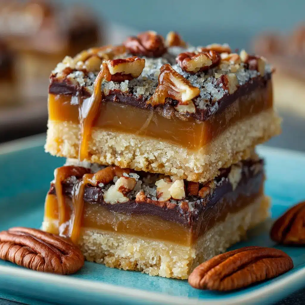Turtle Bars Recipe - Recipe Image