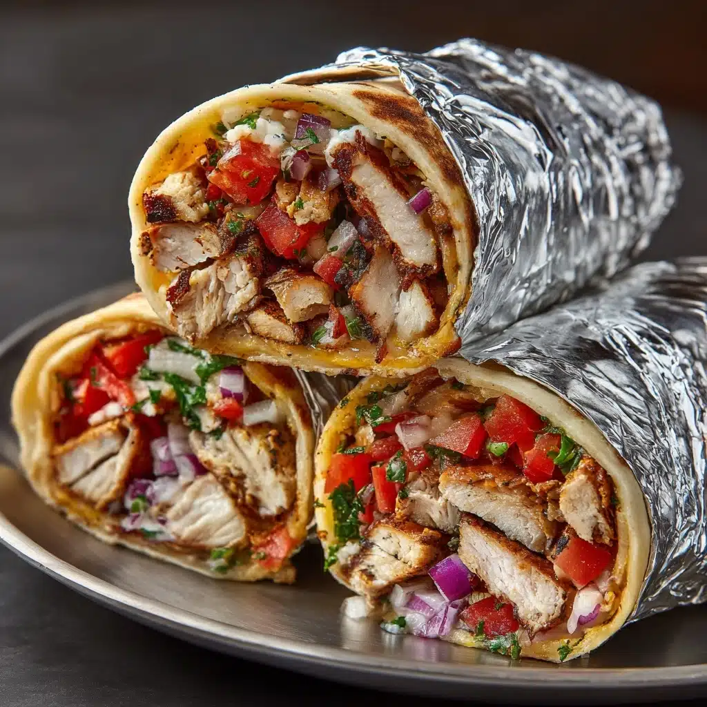 Grilled Chicken Gyro Wraps Recipe - Recipe Image