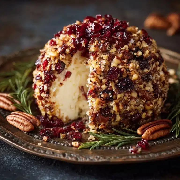 Cranberry Pecan Cheese Ball Recipe