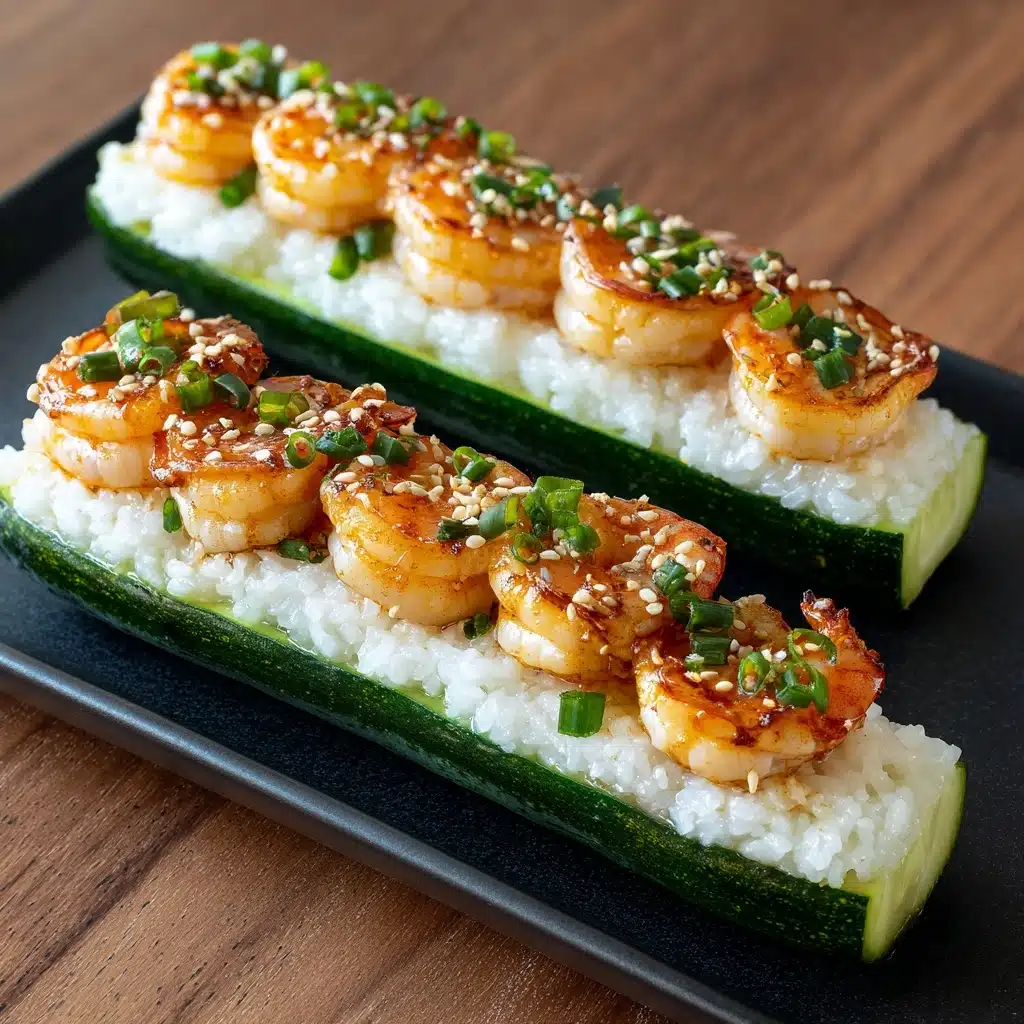 Shrimp Avocado Cucumber Boats Recipe - Recipe Image