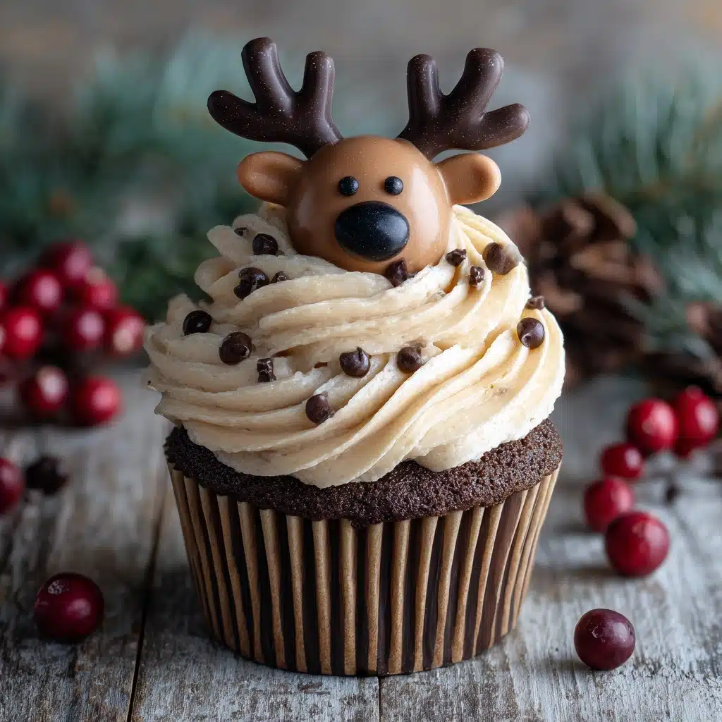 Easy Reindeer Cupcakes Recipe - Recipe Image