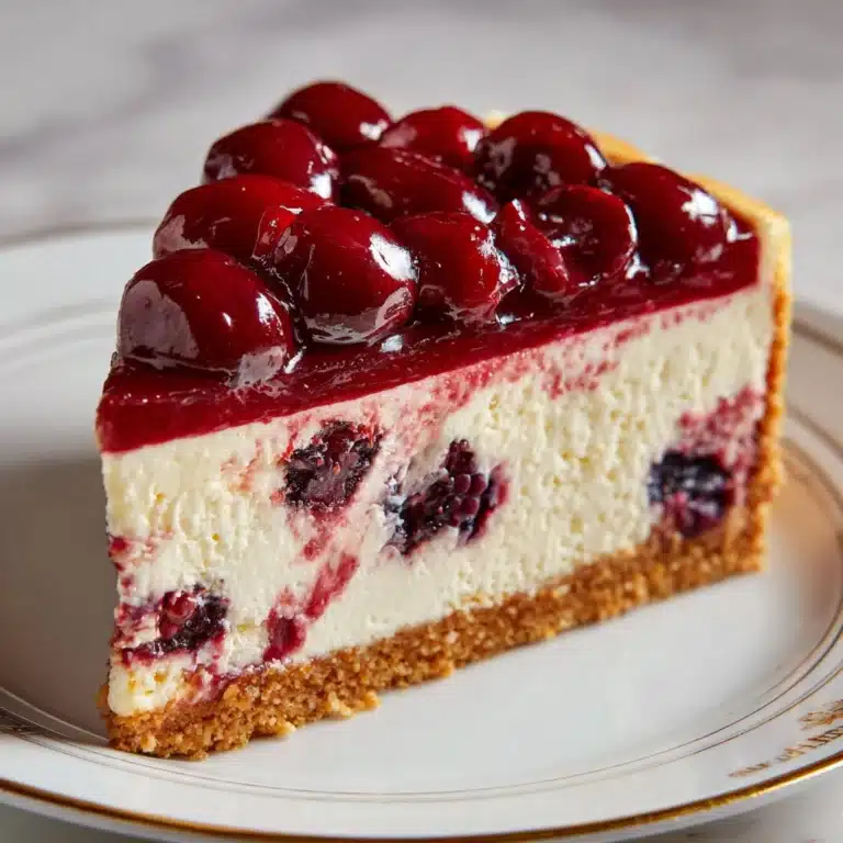No-Bake Cherry Cheesecake Bars Recipe