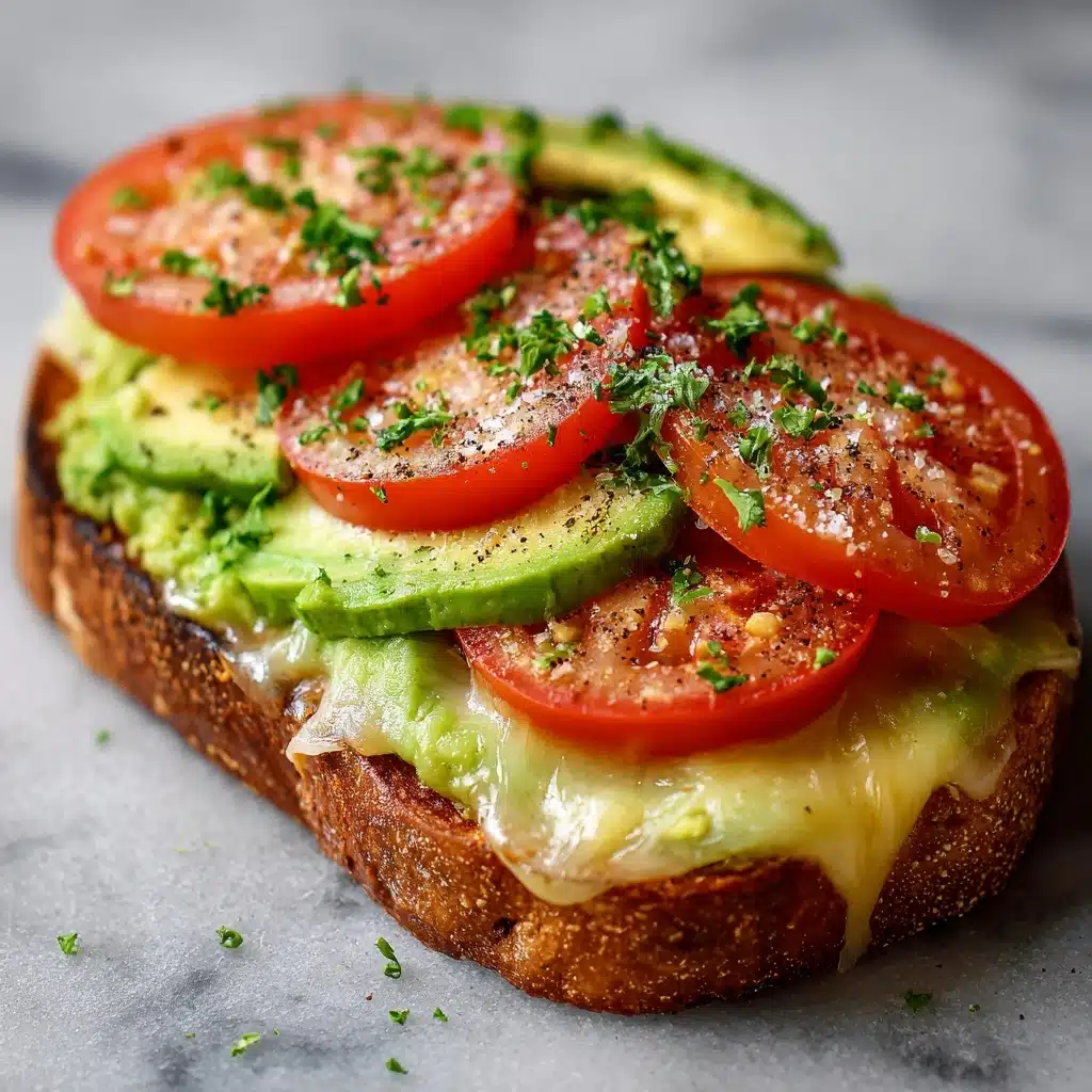 Tomato Avocado Melt Recipe - Recipe Image