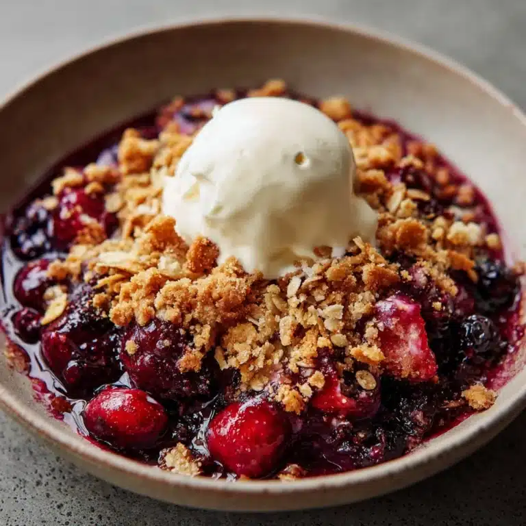 Mixed Berry Crisp Recipe