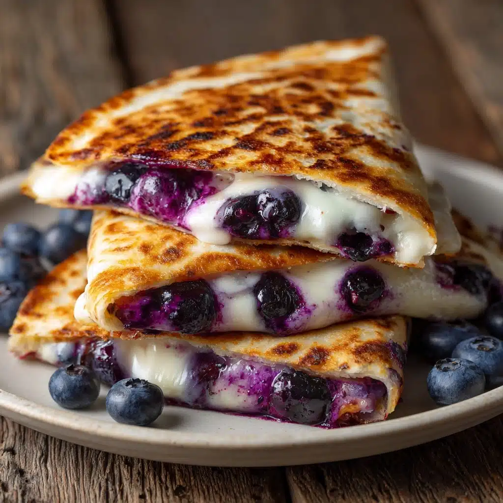 Blueberry Breakfast Quesadilla Delight Recipe - Recipe Image