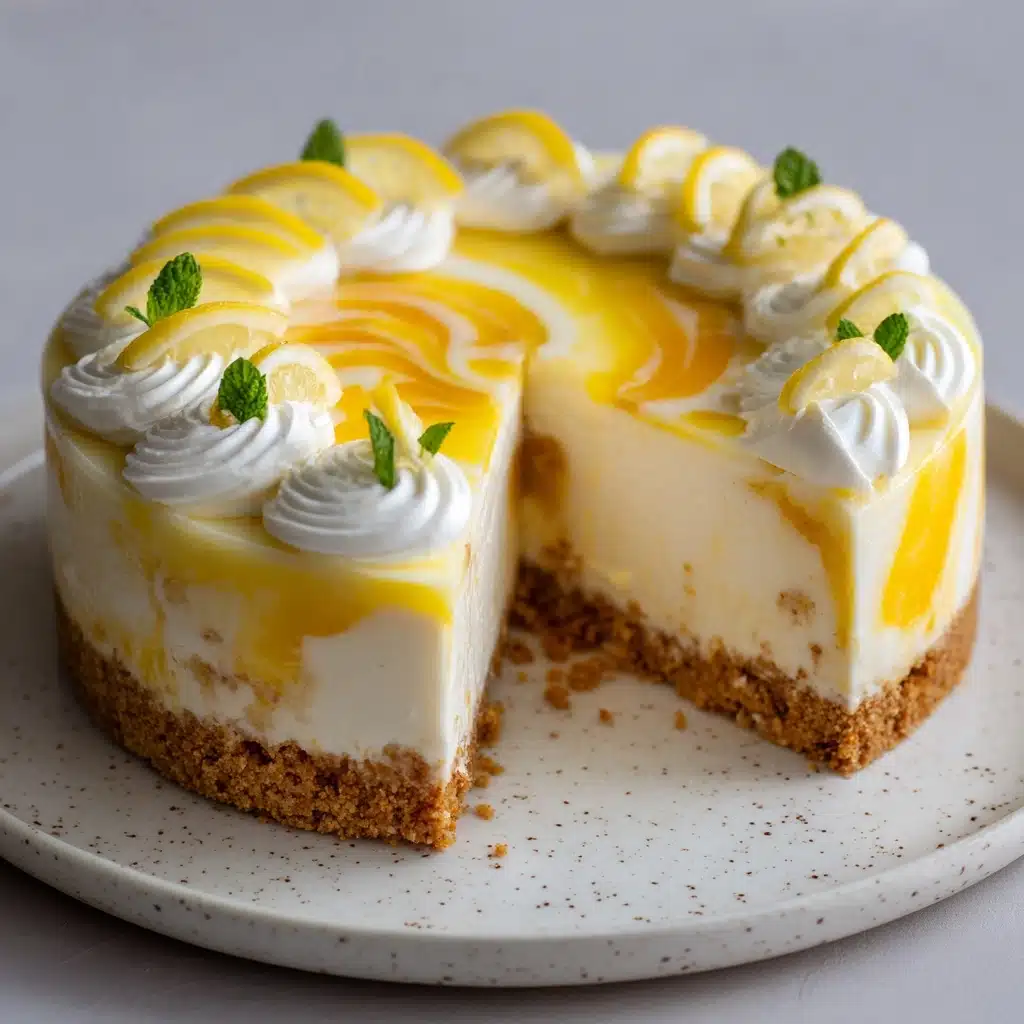 Lemon Cheesecake Cake Recipe - Recipe Image