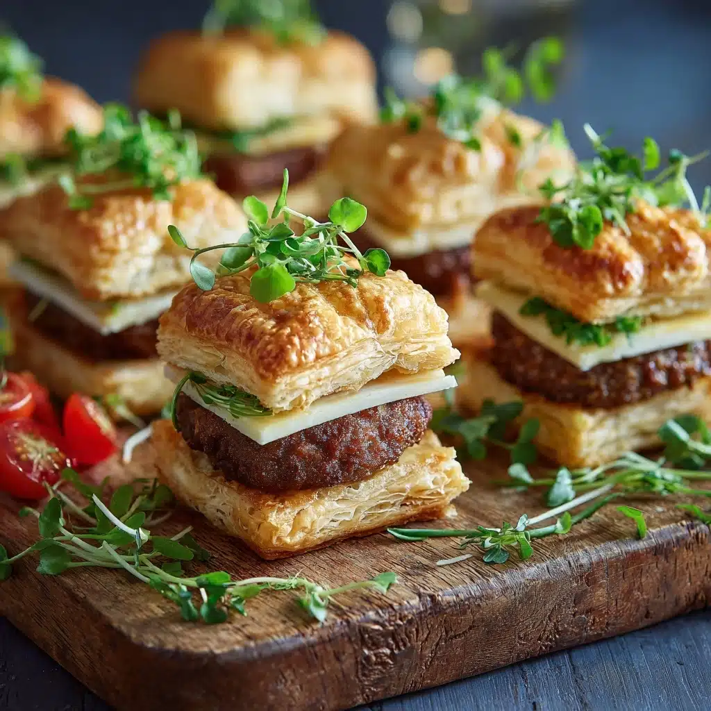 Cheese Puff Sliders Recipe - Recipe Image