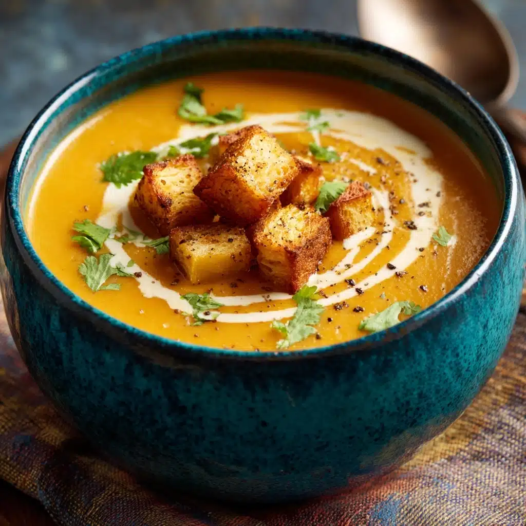 Butternut Squash and Sweet Potato Soup Recipe - Recipe Image