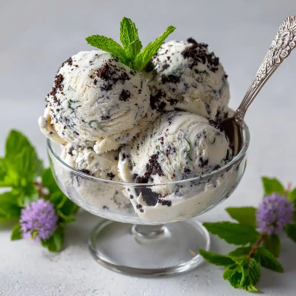Homemade Mint Chocolate Chip Ice Cream Recipe - Recipe Image