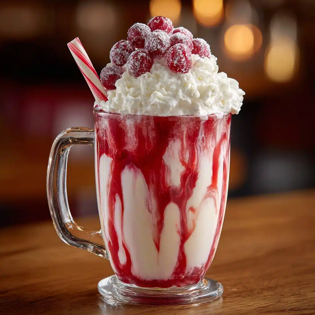 Candy Cane Christmas Punch Recipe - Recipe Image