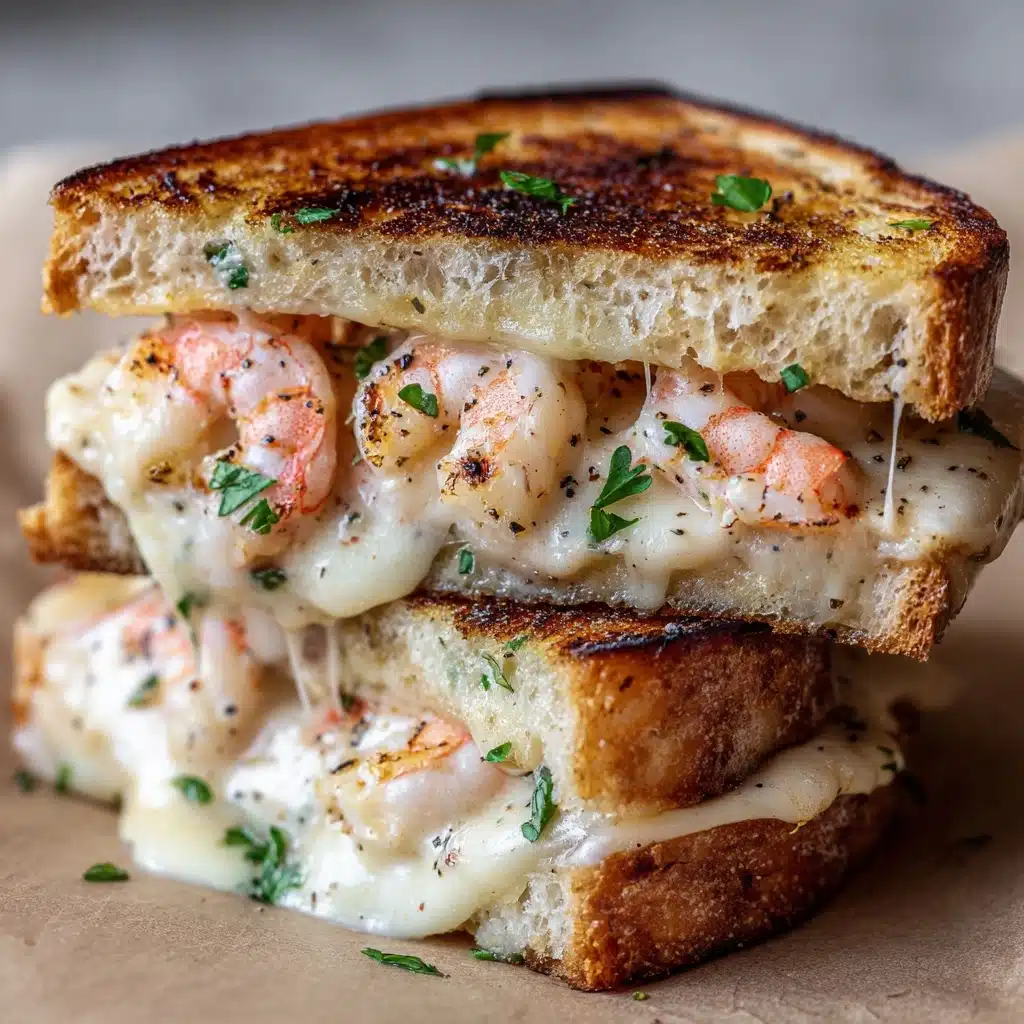 Shrimp & Cheese Grilled Sandwich Recipe - Recipe Image