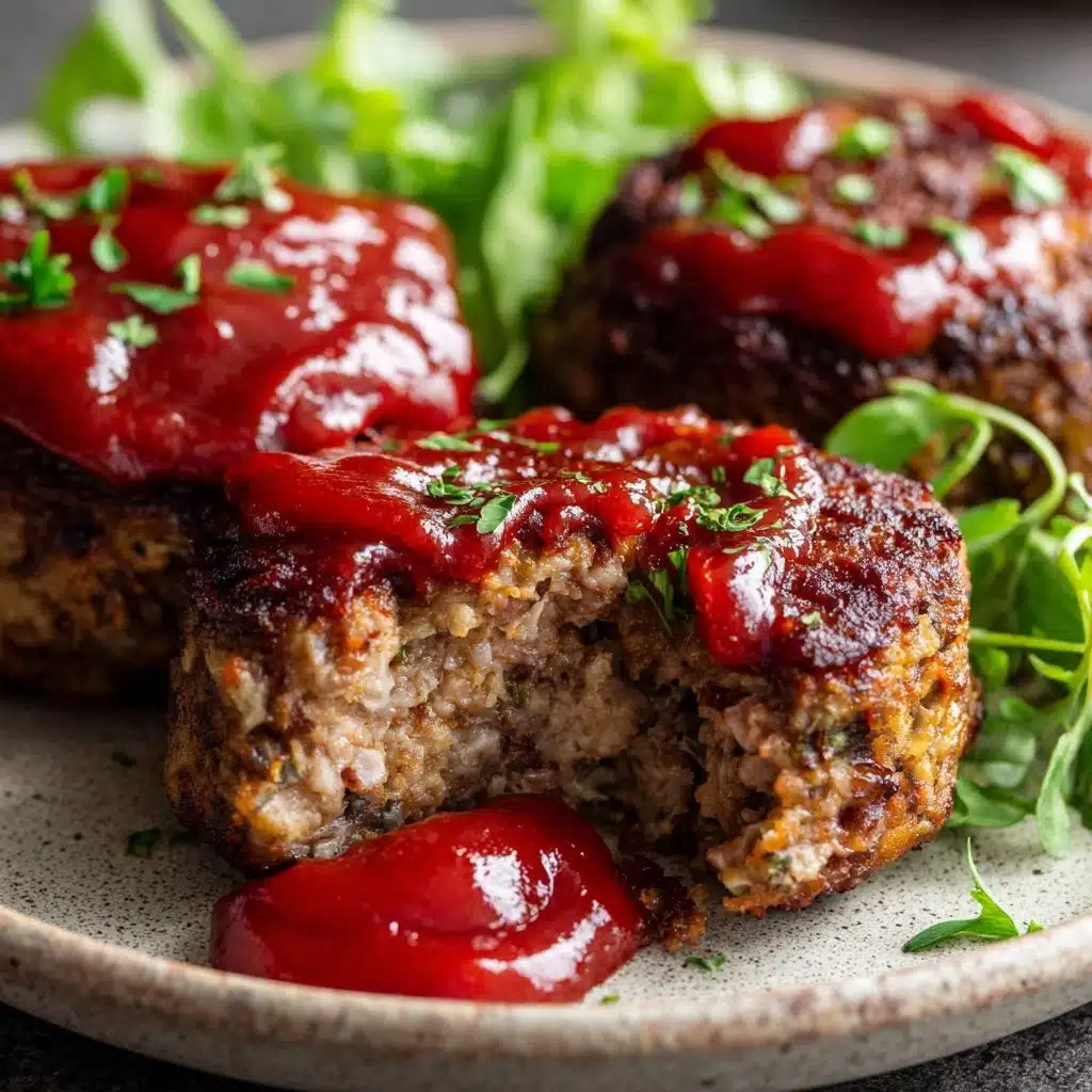 Best Easy Mini Meatloaf with Ground Turkey Recipe - Recipe Image