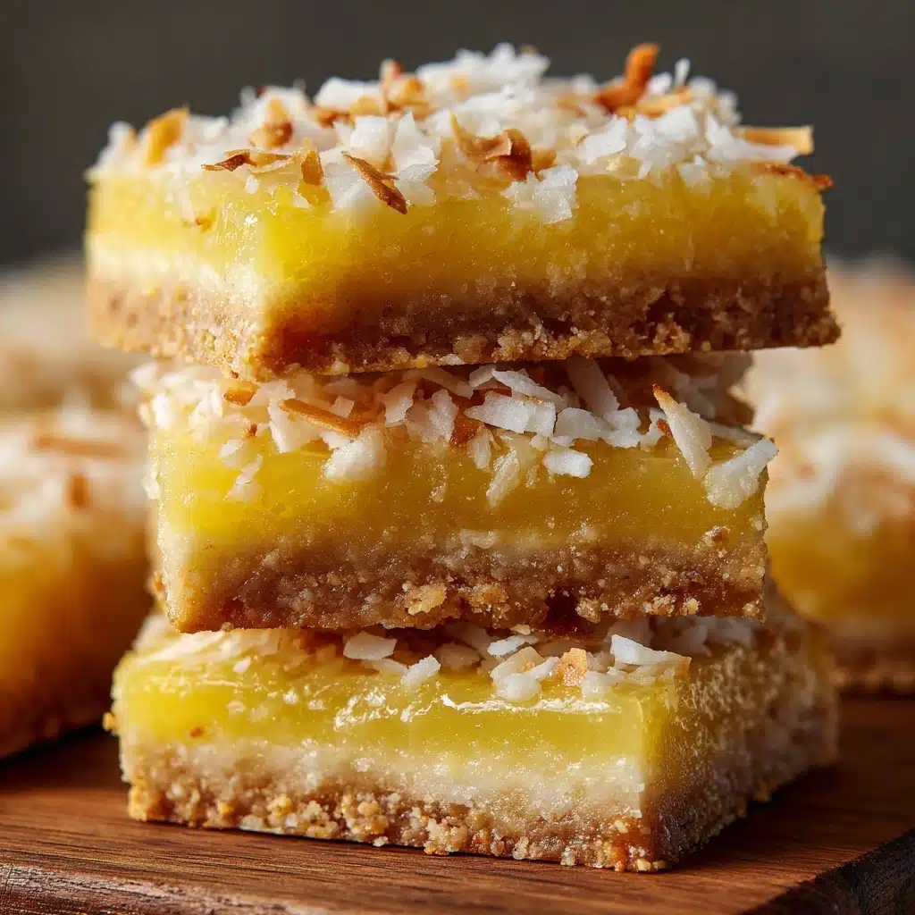 Buttery Coconut Bars Recipe - Recipe Image