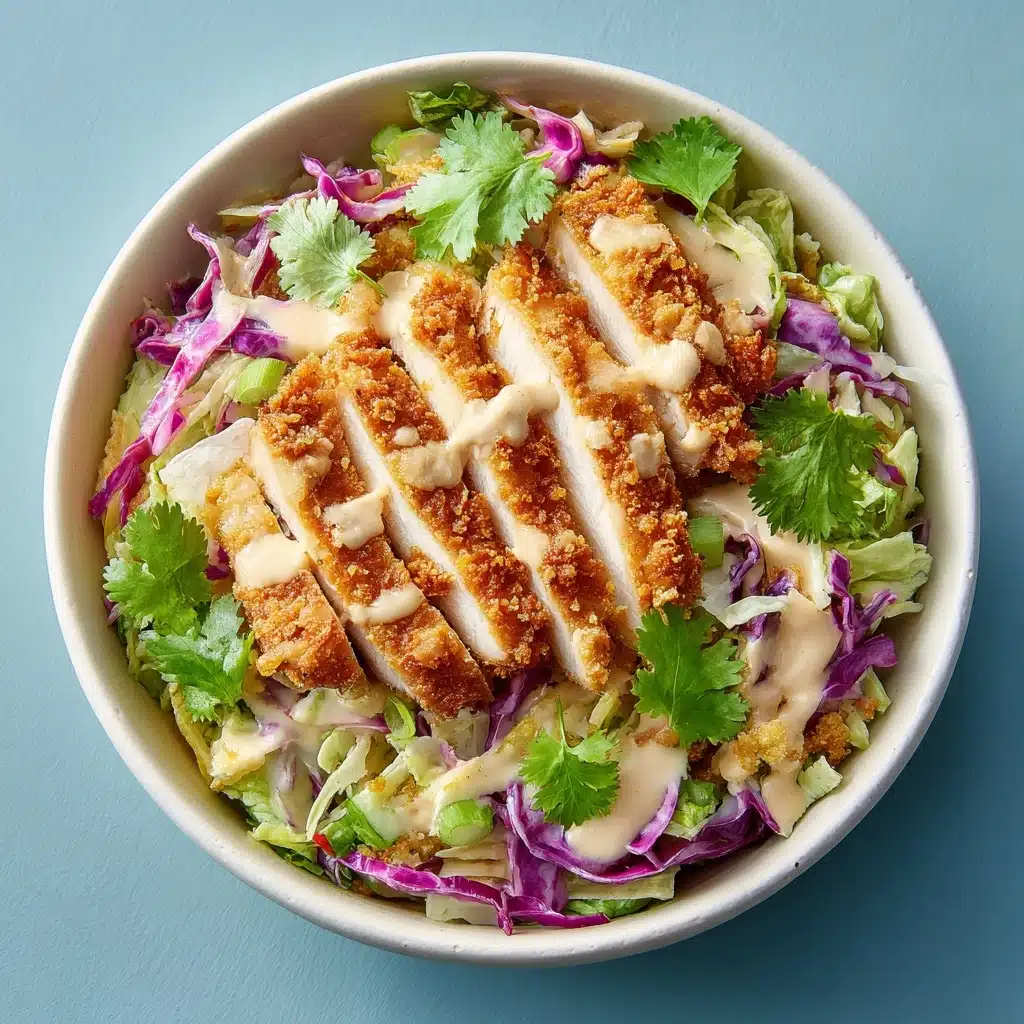 Caesar Slaw with Crispy Chicken Recipe - Recipe Image