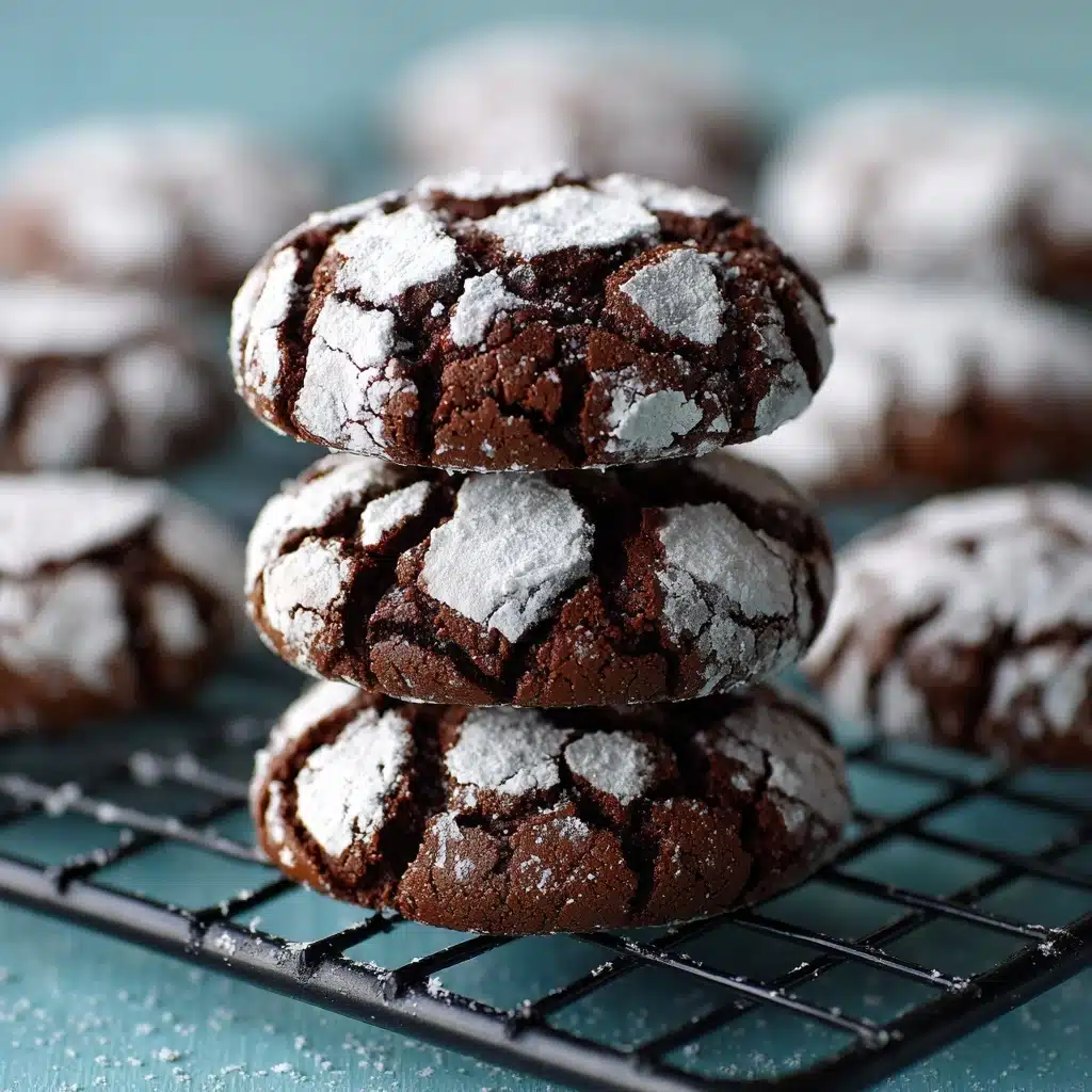 Espresso Chocolate Crinkle Cookies Recipe - Recipe Image