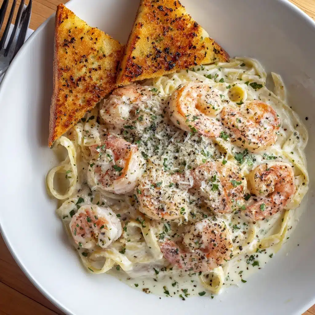 Fettuccine Alfredo with Shrimp Recipe