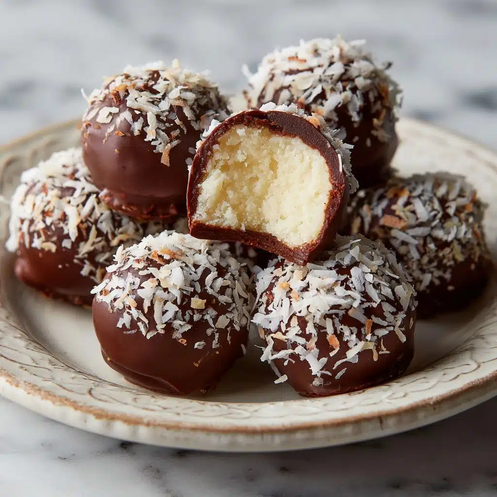 No-Bake Coconut Cream Balls Recipe - Recipe Image
