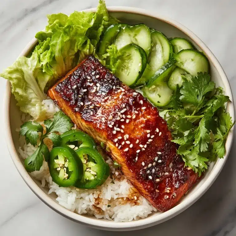 Salmon Bowls with Herbed Tahini Dressing Recipe