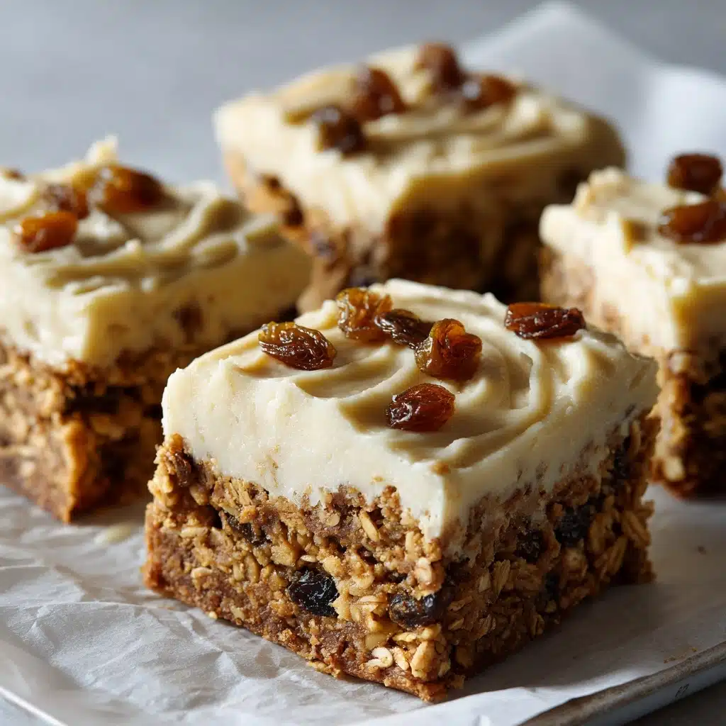 Oatmeal Raisin Cookie Bars Recipe - Recipe Image