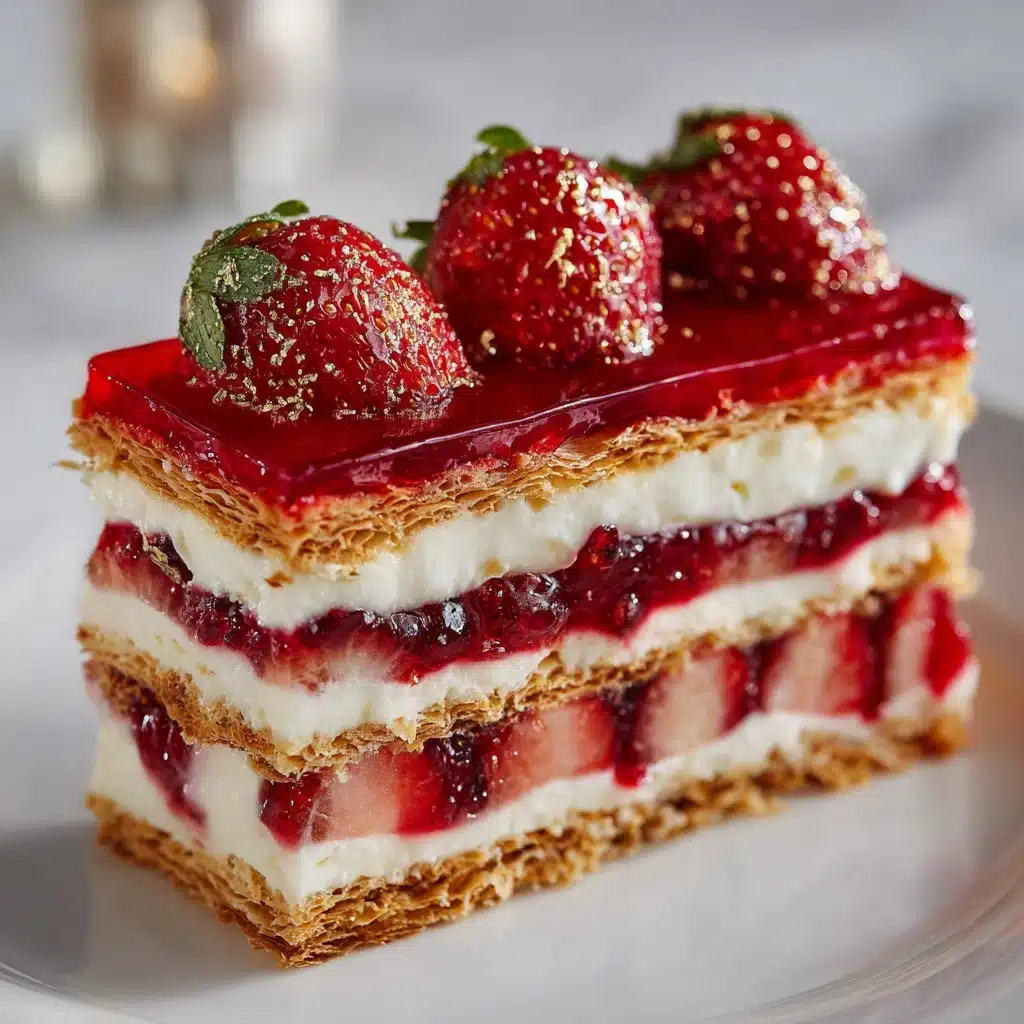 Strawberry Eclair Cake Recipe - Recipe Image
