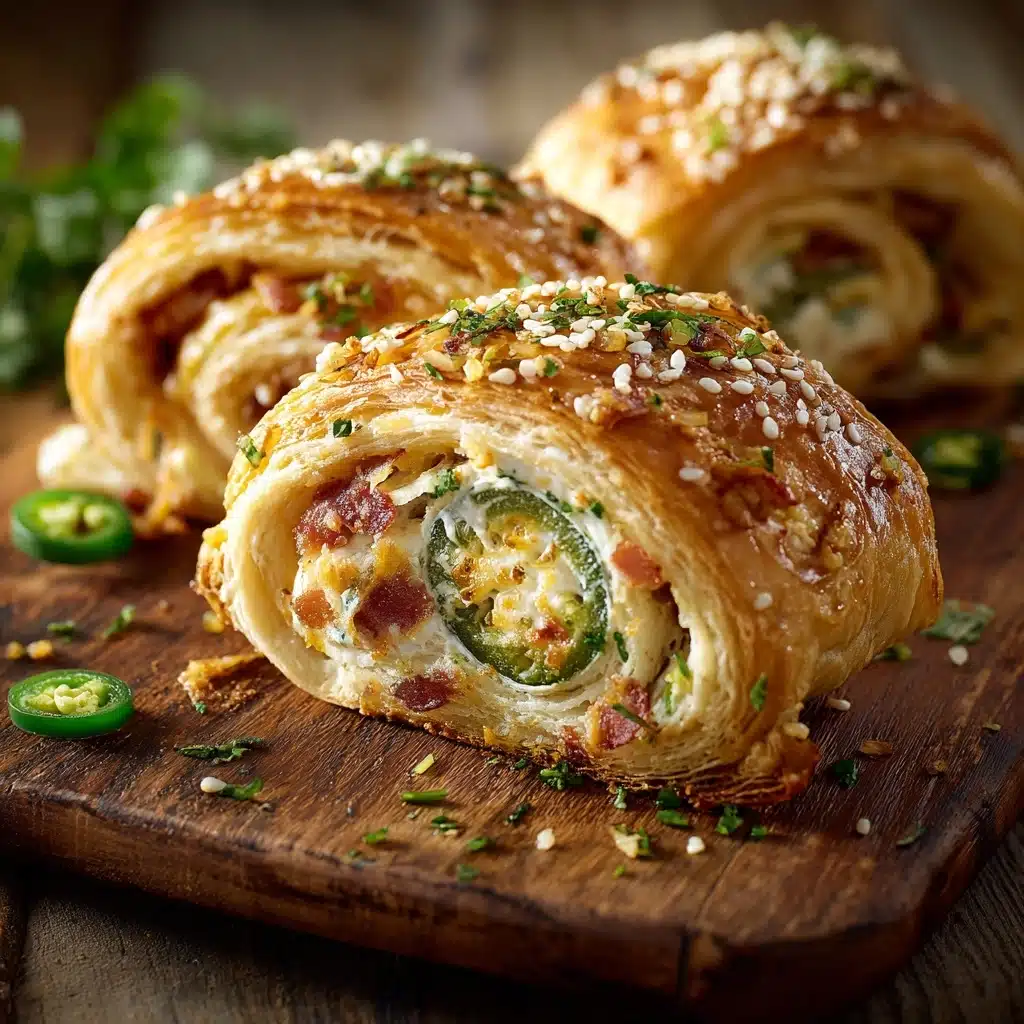 Jalapeno Popper Stuffed Rolls Recipe - Recipe Image