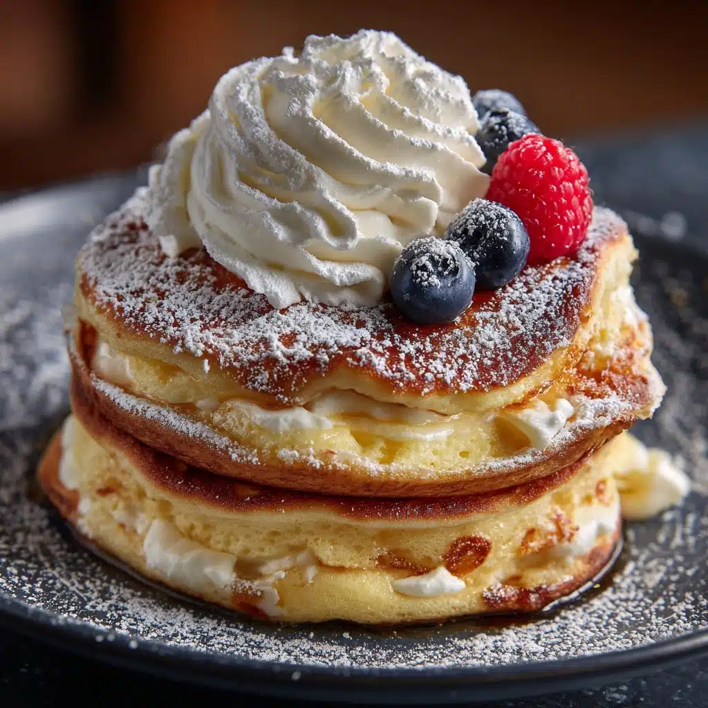 Fluffy Japanese Soufflé Pancakes Recipe - Recipe Image