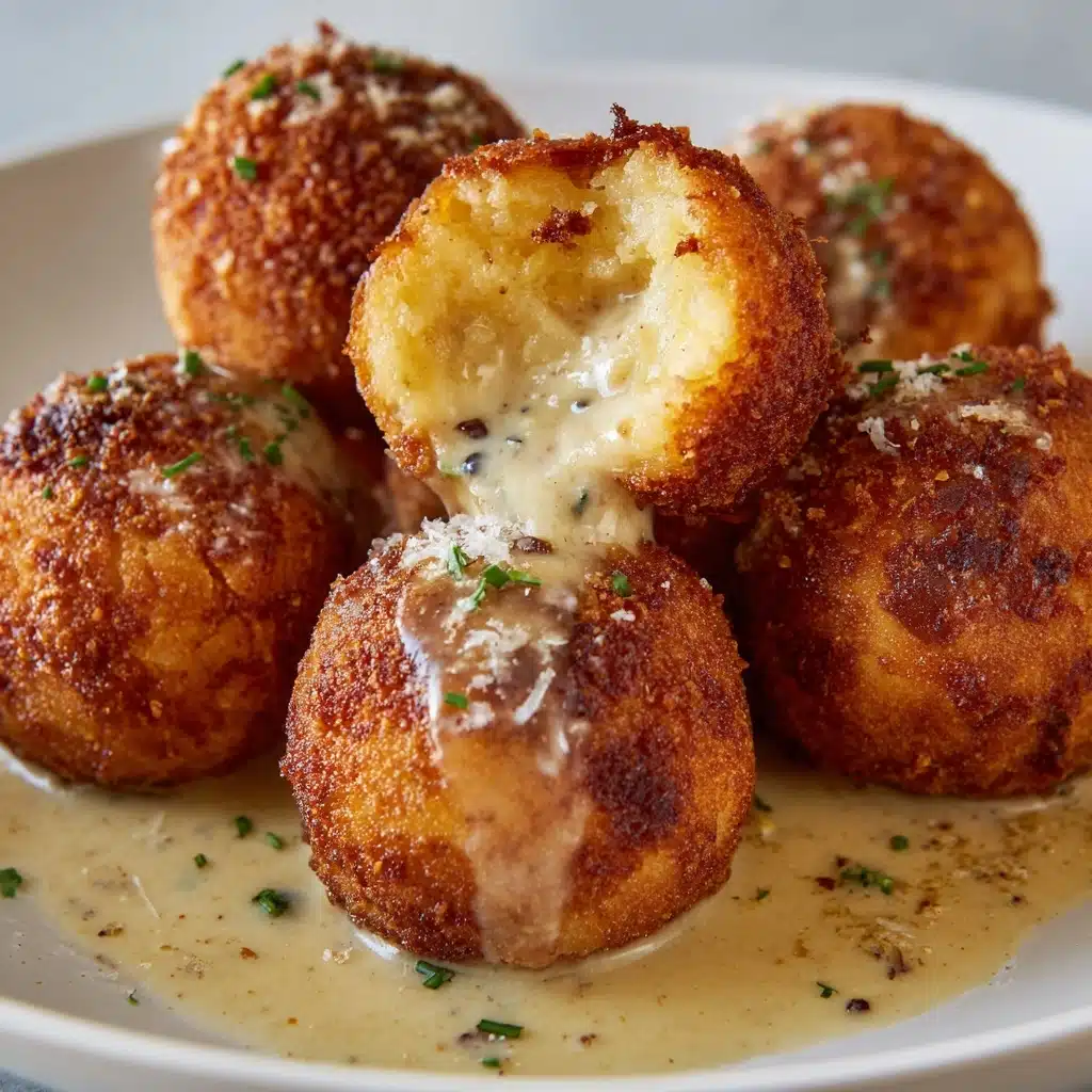 Crispy Reuben Balls with Spicy Dip Recipe - Recipe Image