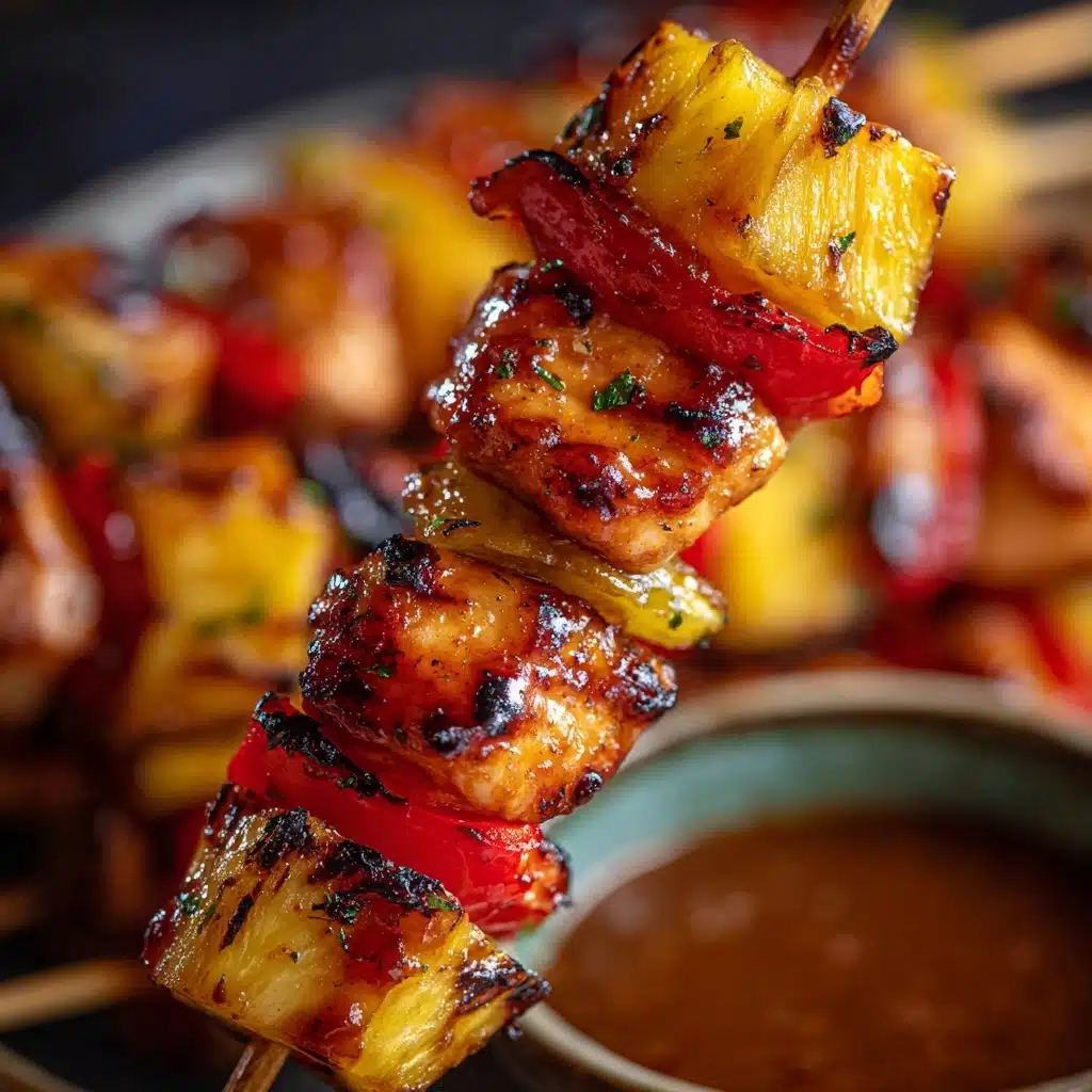 BBQ Pineapple Chicken Kabobs Recipe - Recipe Image