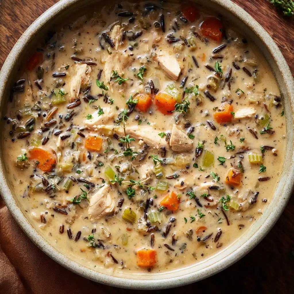 Creamy Chicken Wild Rice Soup Recipe - Recipe Image