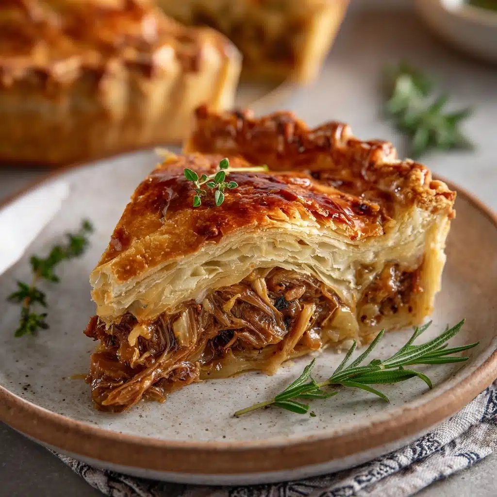 Chicken and Mushroom Puff Pastry Delight Recipe - Recipe Image