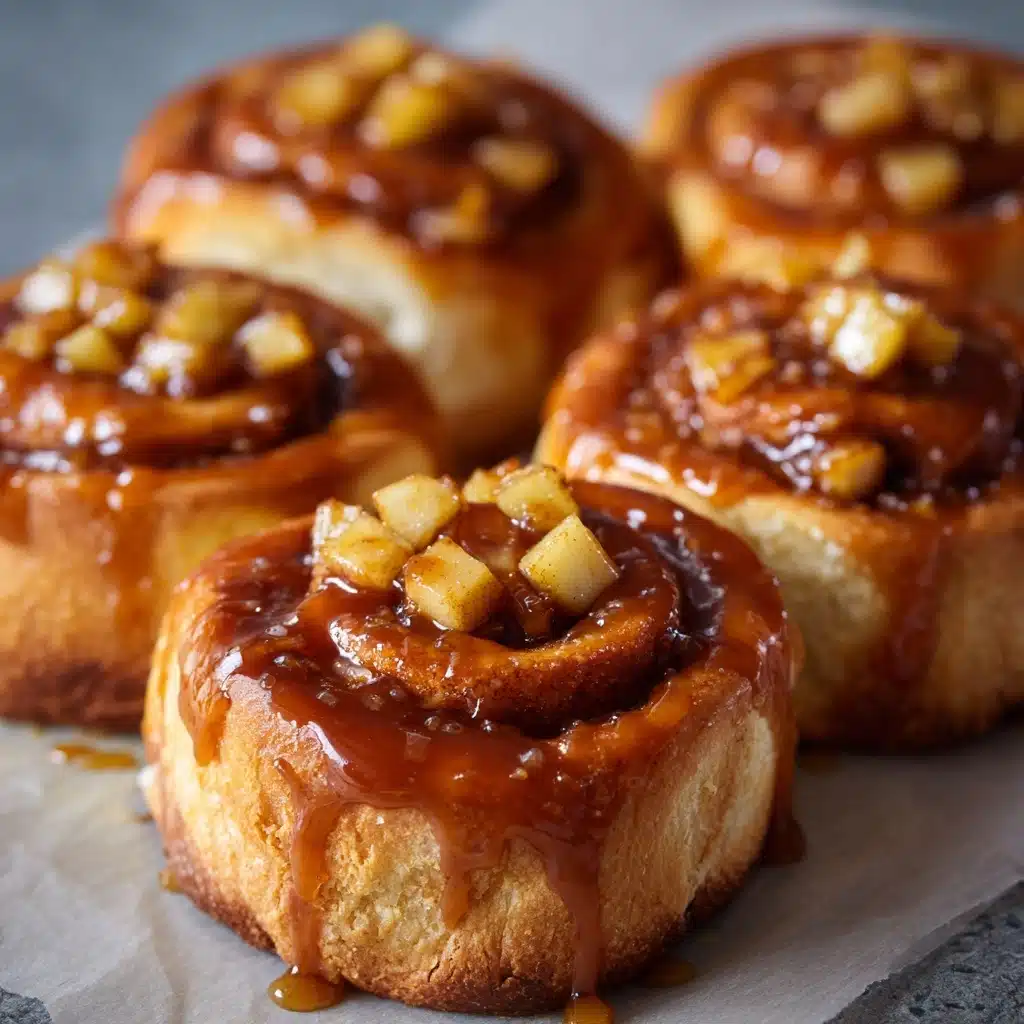 Caramel Apple Cinnamon Rolls Recipe