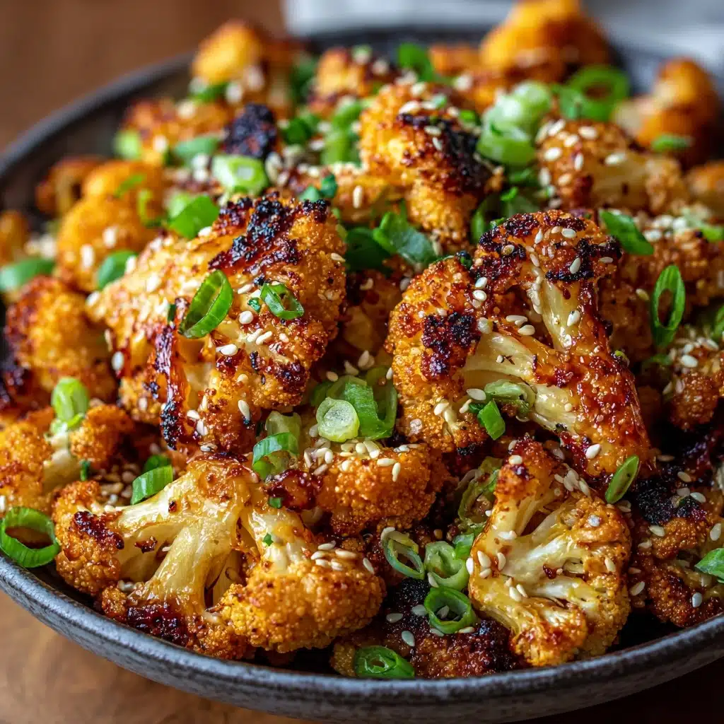 Sweet and Spicy Baked Cauliflower Recipe