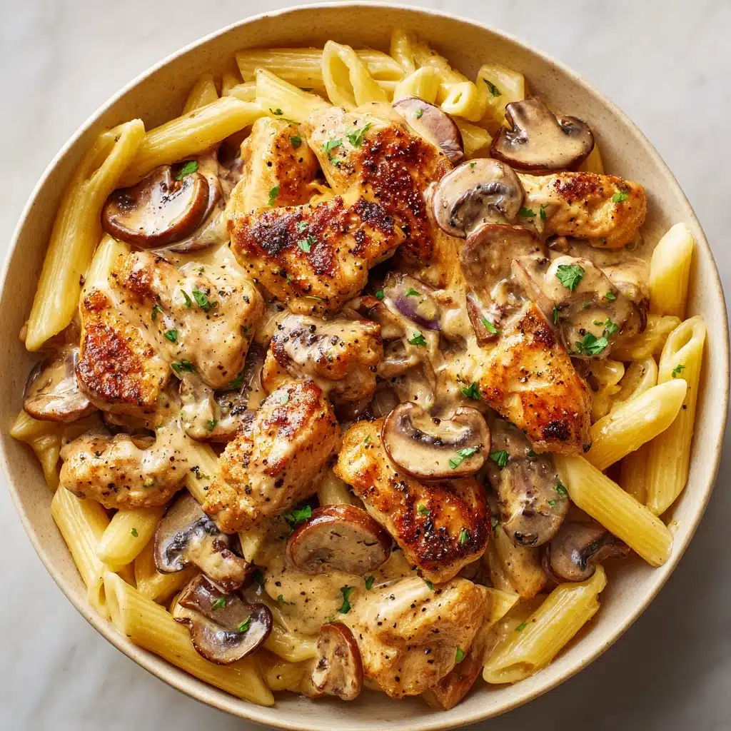 Chicken & Mushroom Pasta Recipe