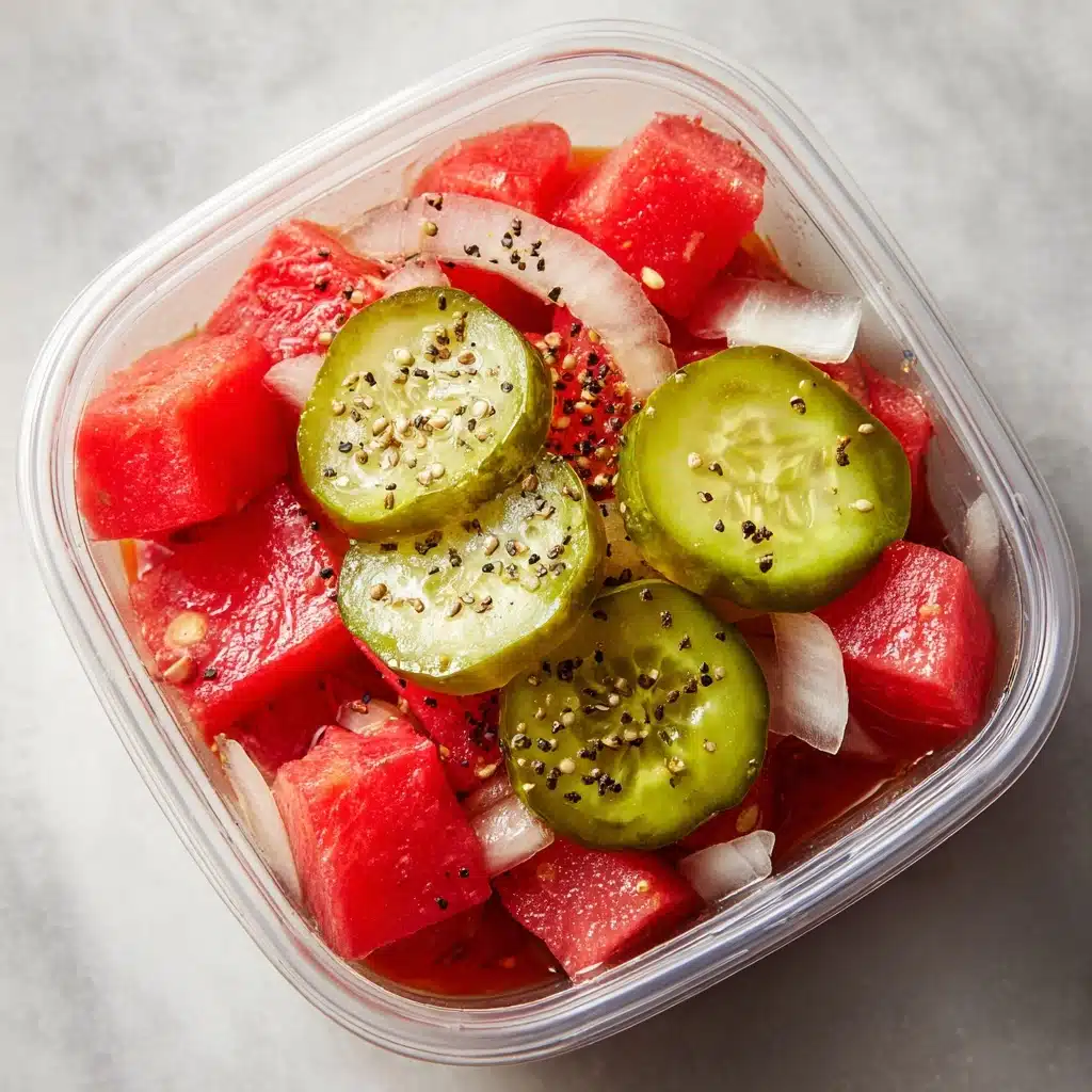 Watermelon & Pickle Snack Recipe