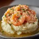 Garlic Butter Shrimp and Mashed Potatoes Recipe