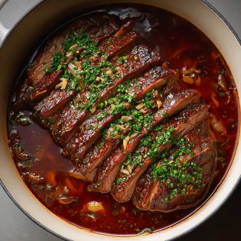 Italian Style Braised Brisket Recipe