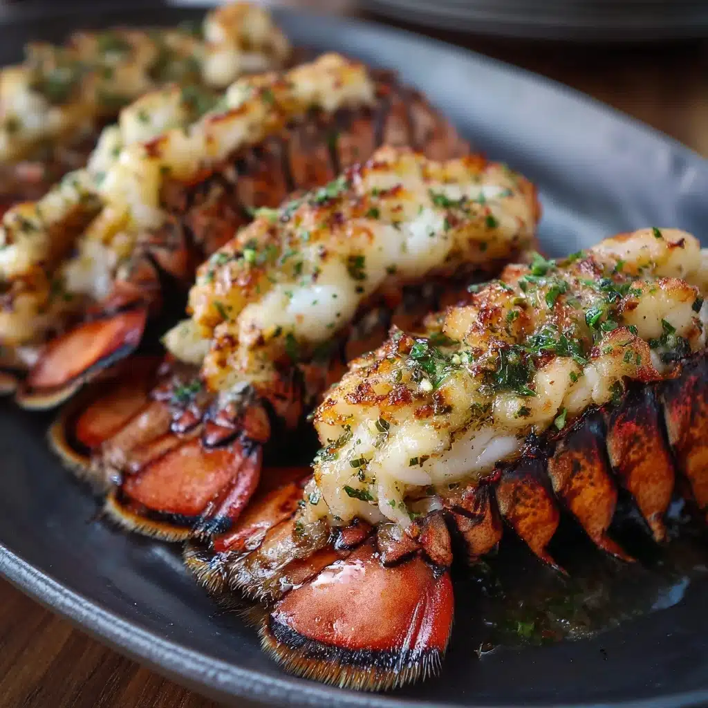 Gourmet Baked Stuffed Lobster Tails Recipe - Recipe Image