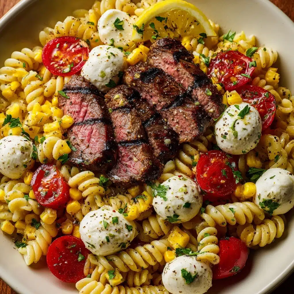 Chimichurri Steak Pasta Salad Recipe - Recipe Image