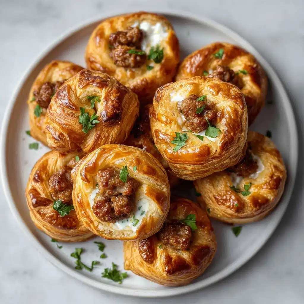 Easy Rotel Sausage & Cream Cheese Crescents Recipe