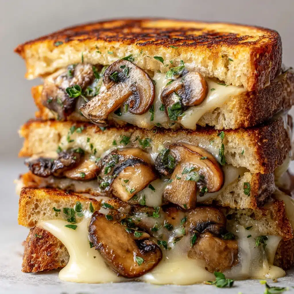 Mushroom Sandwich Melts Recipe - Recipe Image