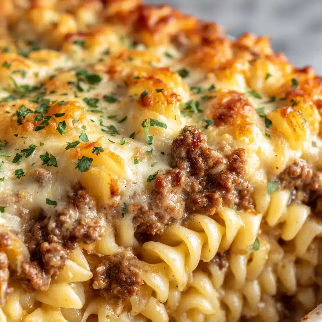 Mac and Cheese Meatloaf Casserole Recipe - Recipe Image