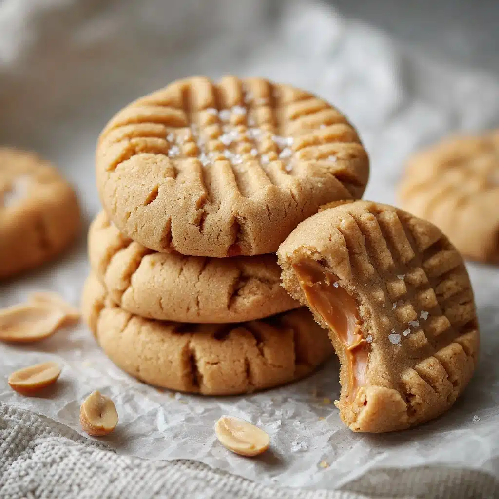 Chewy Peanut Butter Cookies Recipe - Recipe Image