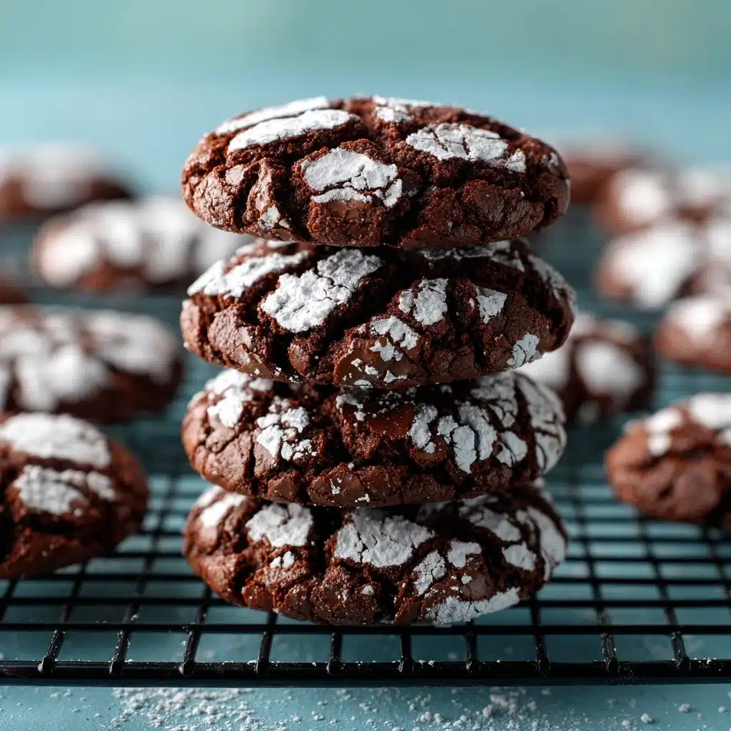 Espresso Chocolate Crinkle Cookies Recipe - Recipe Image