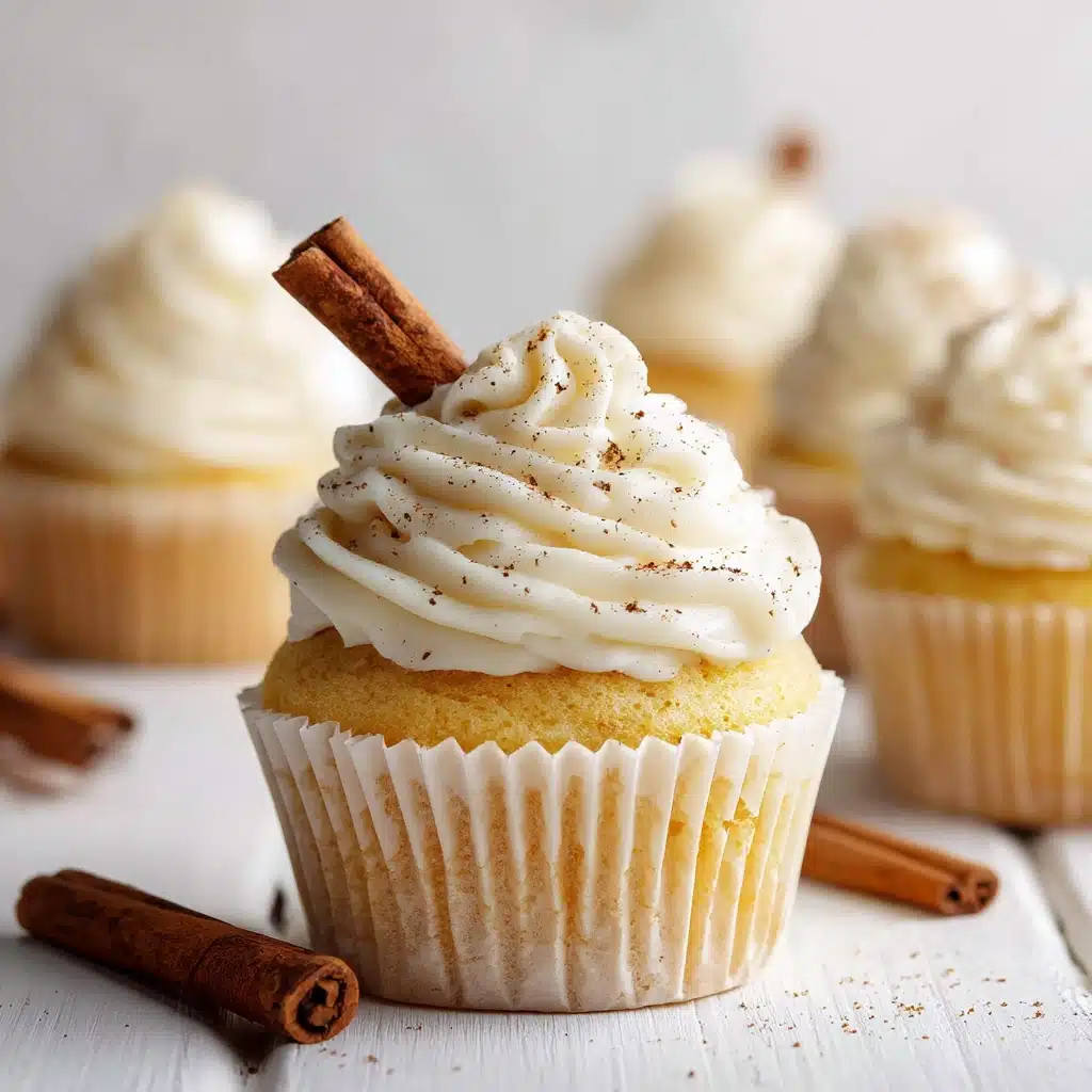 Easy Eggnog Cupcakes Recipe - Recipe Image
