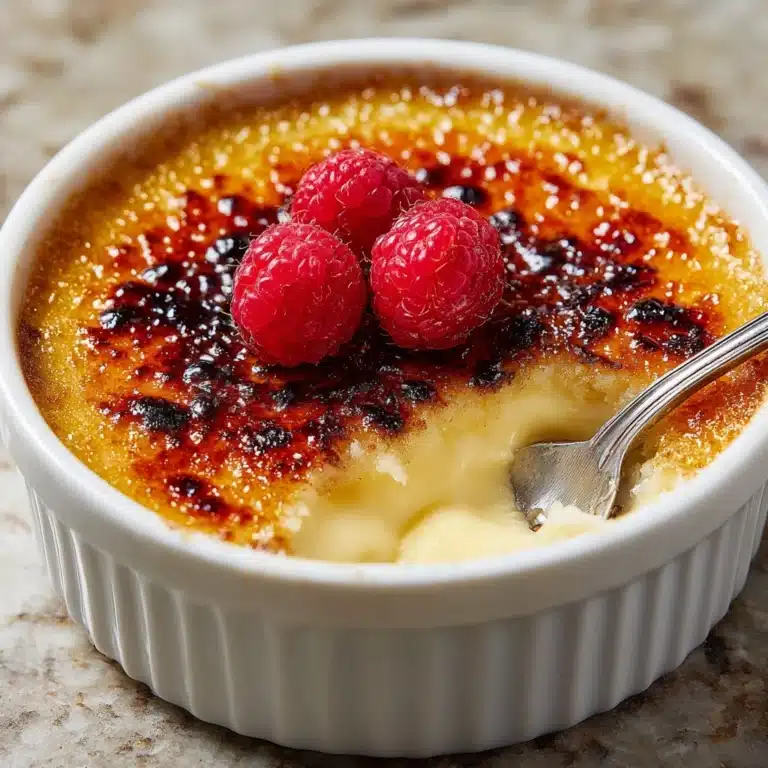 French Crème Brûlée Recipe