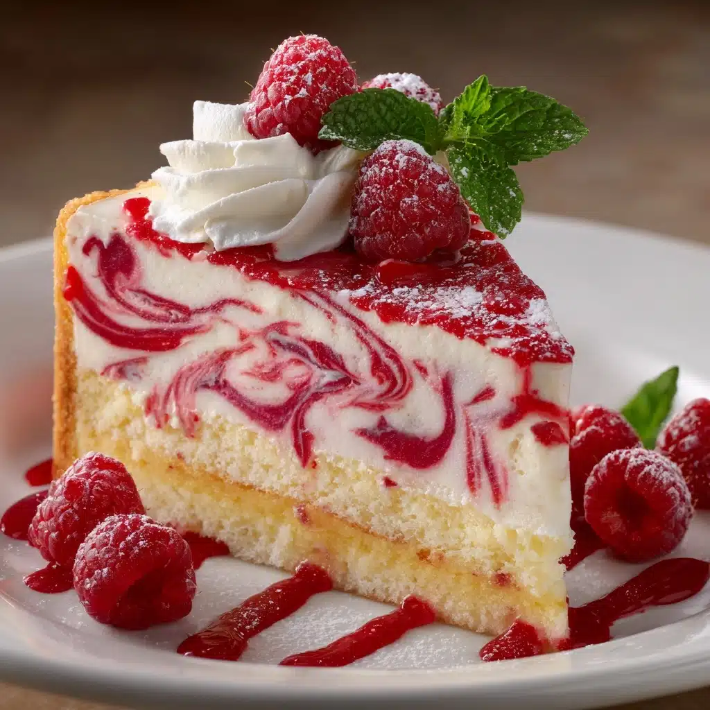 Raspberry Swirl Ice Cream Cake Recipe - Recipe Image