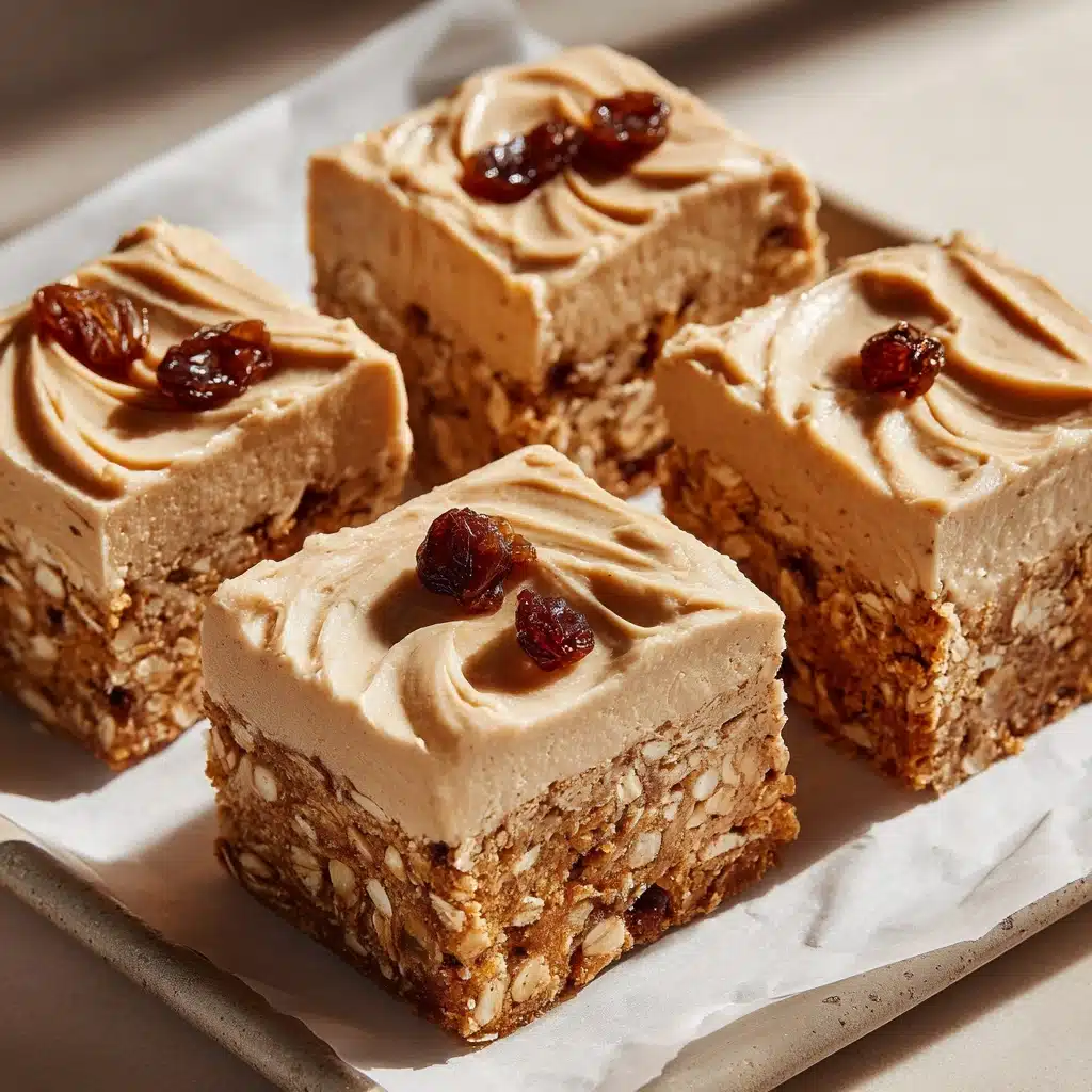Oatmeal Raisin Cookie Bars Recipe - Recipe Image