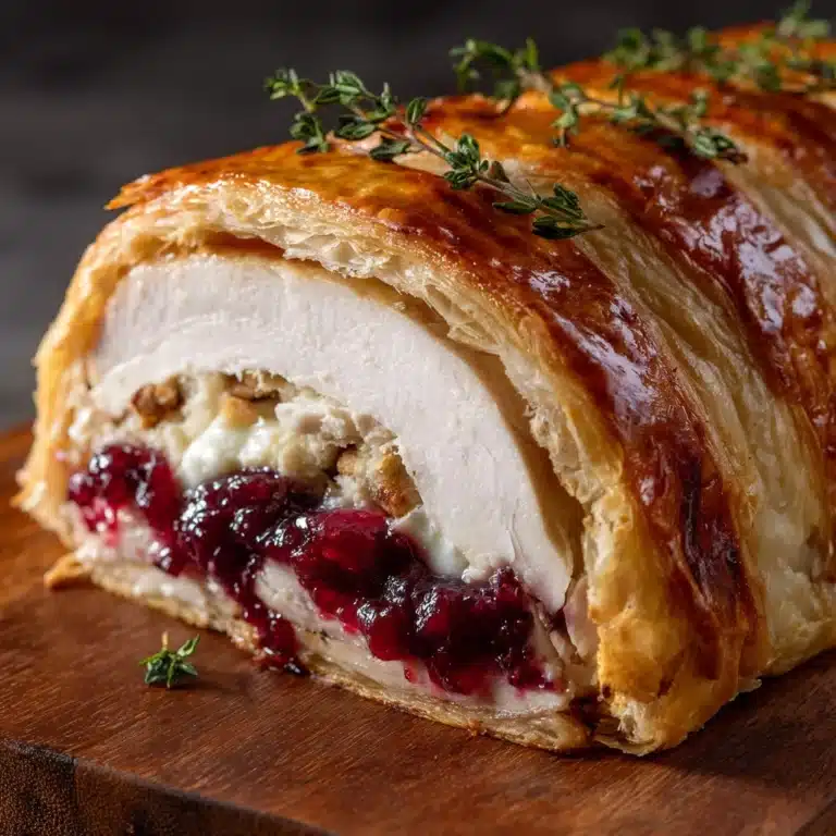 Cranberry Hazelnut Turkey Wellington Recipe