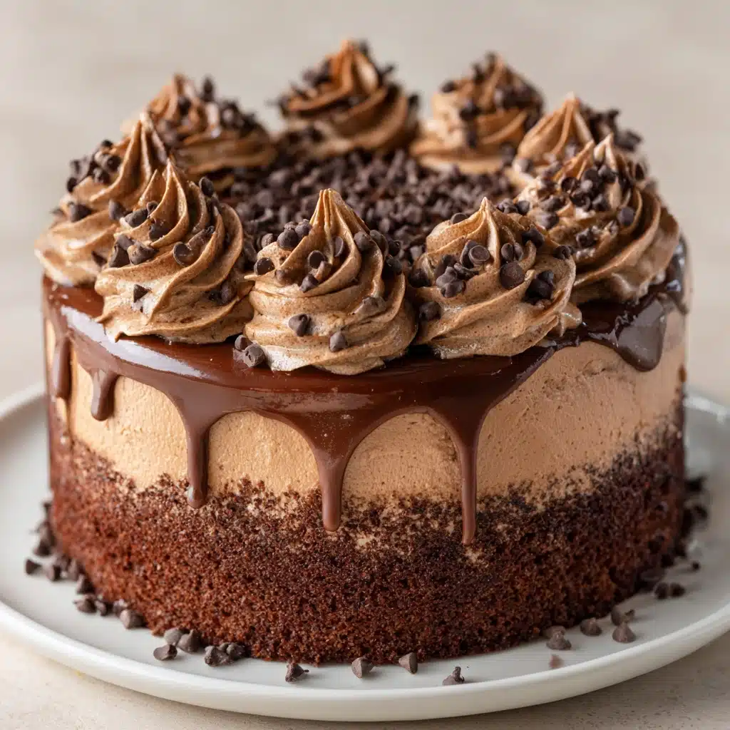 Espresso Infused Mocha Poke Cake Recipe - Recipe Image