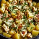 Garlic Parmesan Chicken and Potatoes Recipe